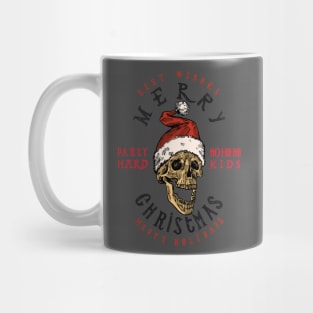 Best wishes merry party hard hoho kids Christmas Happy holidays Mug